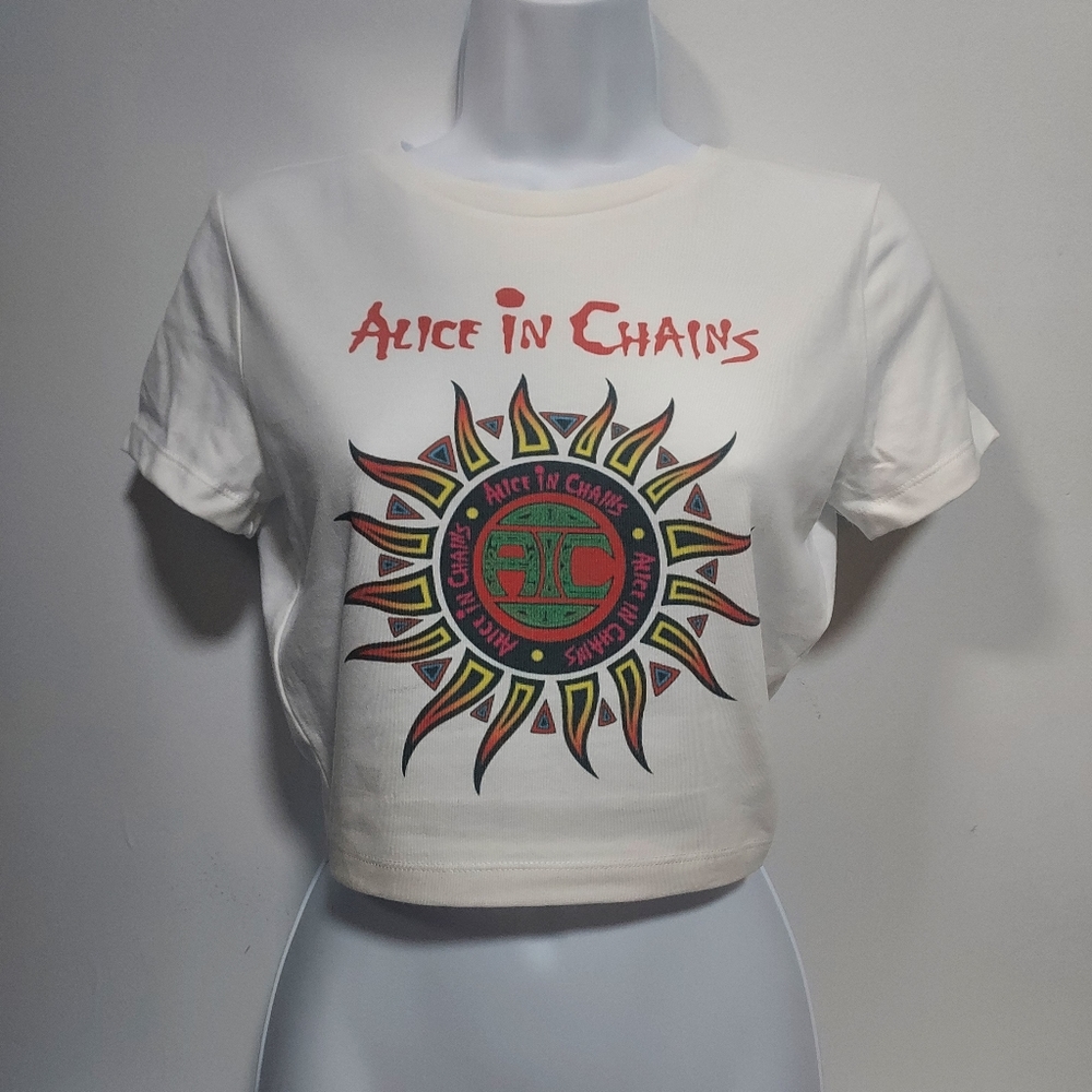 Alice in chains baby tee pick Any size  numetal deftones tool slipknot …